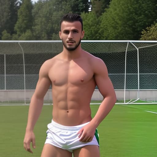  Hungarian footballer queer brunette hunk dude workout