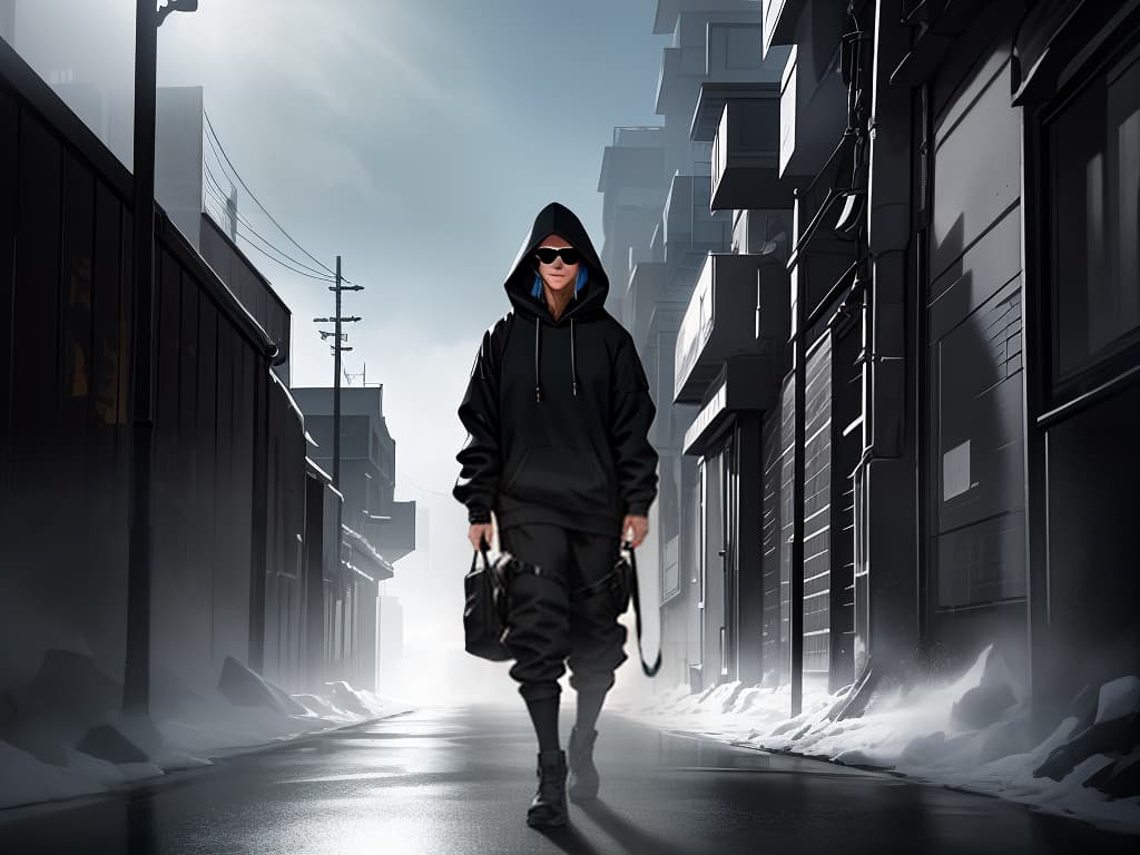  cool, dark, black hoodie, sniper, back alley, masterpiece, best quality,8k,ultra detailed,high resolution,an extremely delicate and beautiful,hyper detail hyperrealistic, full body, detailed clothing, highly detailed, cinematic lighting, stunningly beautiful, intricate, sharp focus, f/1. 8, 85mm, (centered image composition), (professionally color graded), ((bright soft diffused light)), volumetric fog, trending on instagram, trending on tumblr, HDR 4K, 8K