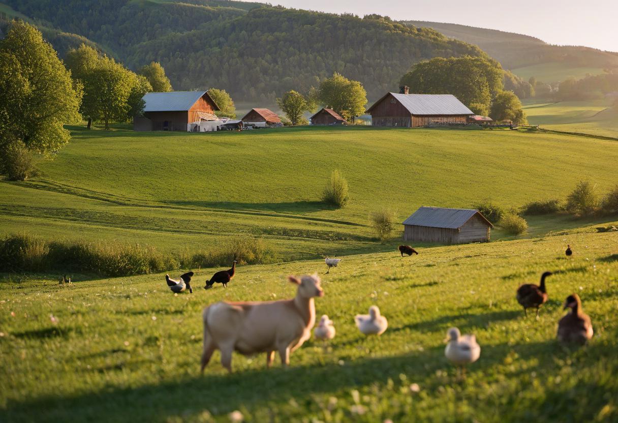  cinematic film still hey, everybody. my name is nikolai. we left with our family from town to village. breeding cows, sheep, geese, chickens. life here flows smoothly, and every day gives new joys and discoveries. in the morning, we get up with the first rays of the sun, and fresh air fills our lungs, bringing with it the smell of herbs and flowering fields. every cow we milk becomes not just an animal, but part of our family. the sheep graze peacefully on the green slopes, and the geese, like real guards, are always on guard. even chickens, with their cheerful cackling, fill our yard with the melody of rural life. family evenings turn into exciting discussions about the future: we plan to expand our farm, learn new technologies and preserv