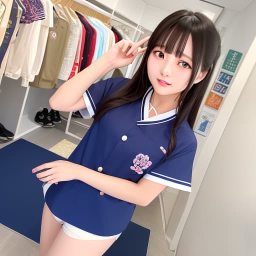  可愛い女子高校生、体育座り、正面、笑顔、ミニスカート、前から、白いパンツ 女の子 制服