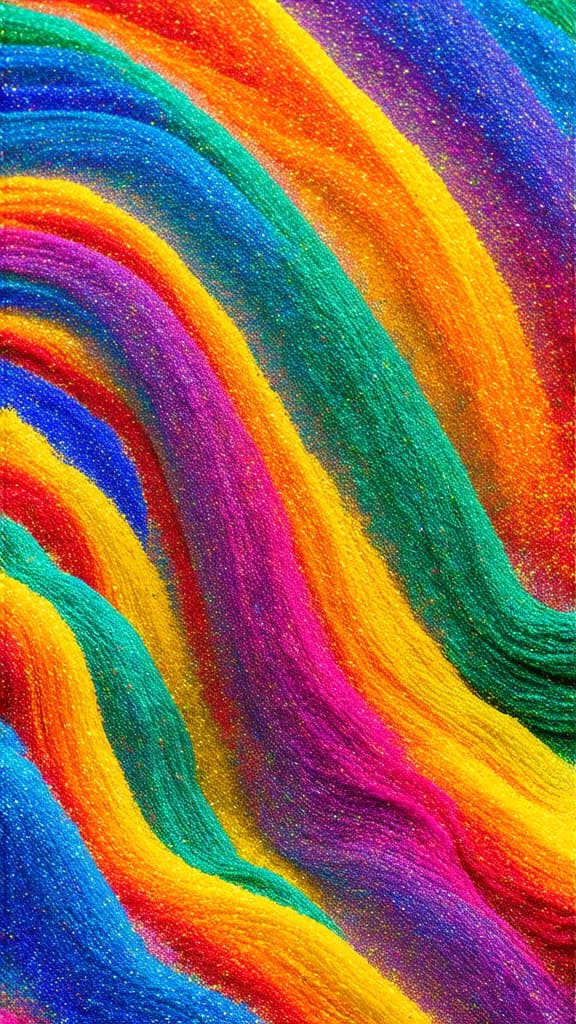  real estate photography style background of colorful rainbow dust waves ar 9:16 . professional, inviting, well lit, high resolution, property focused, commercial, highly detailed