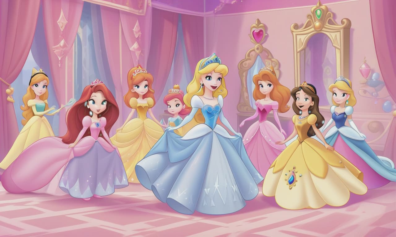  princesses and cartoon fears and phobias