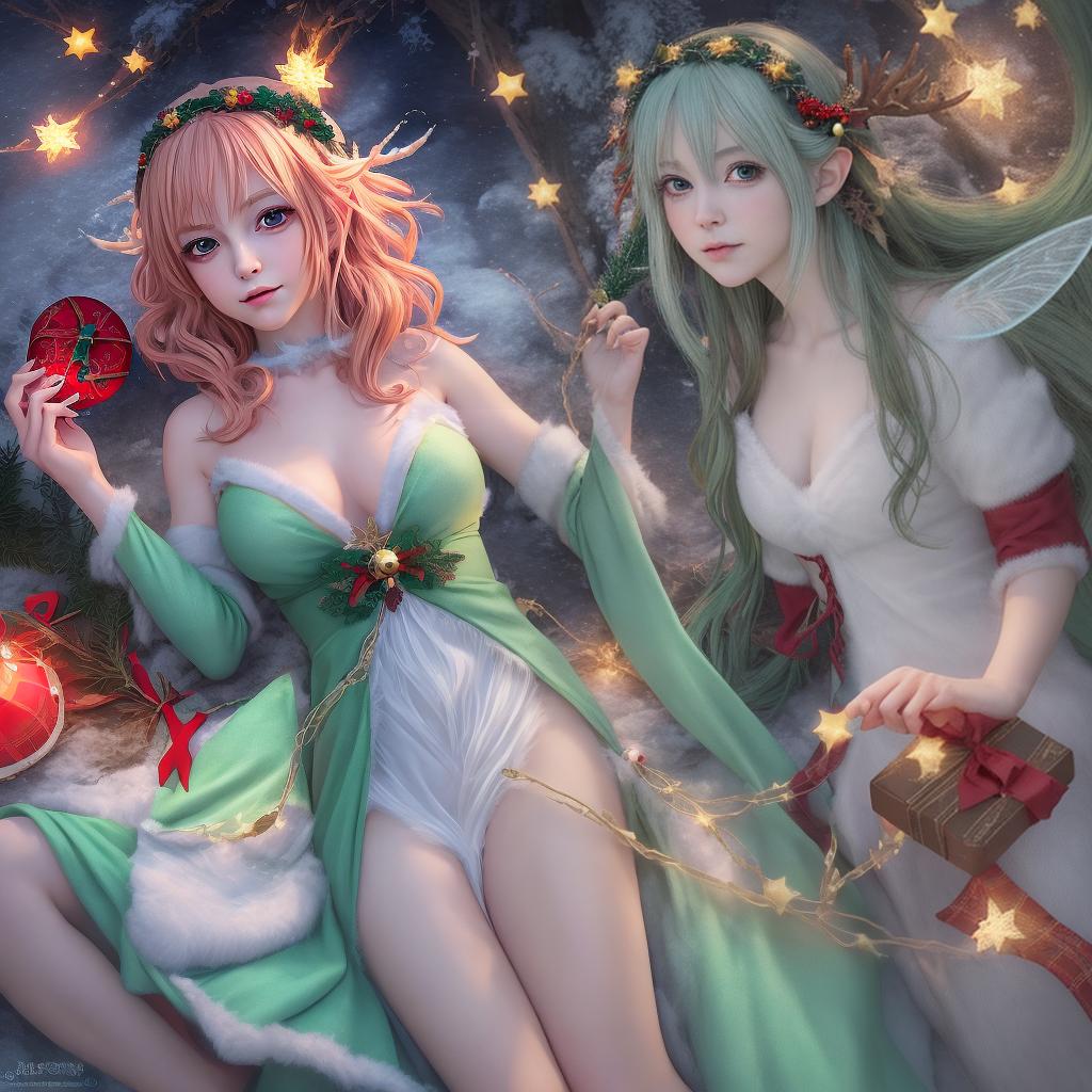  yule fairy anime style 8k