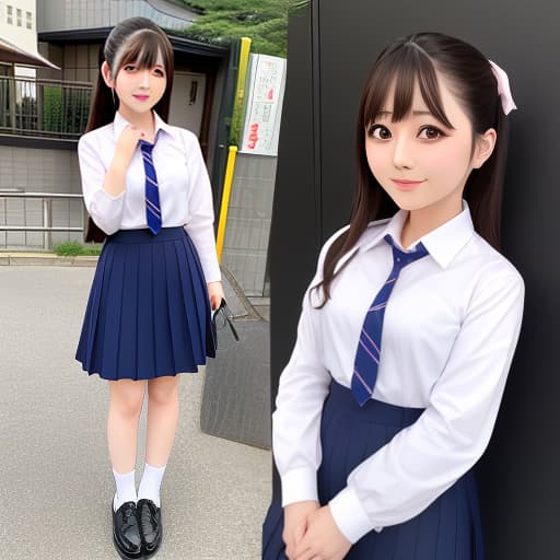  橋本環奈似の女の子 女の子 制服