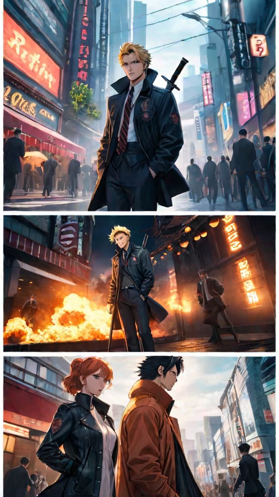  anime art: mikey's hidden family power manifests in tokyo revengers, hinting at a dark secret. hyperrealistic, full body, detailed clothing, highly detailed, cinematic lighting, stunningly beautiful, intricate, sharp focus, f/1. 8, 85mm, (centered image composition), (professionally color graded), ((bright soft diffused light)), volumetric fog, trending on instagram, trending on tumblr, HDR 4K, 8K