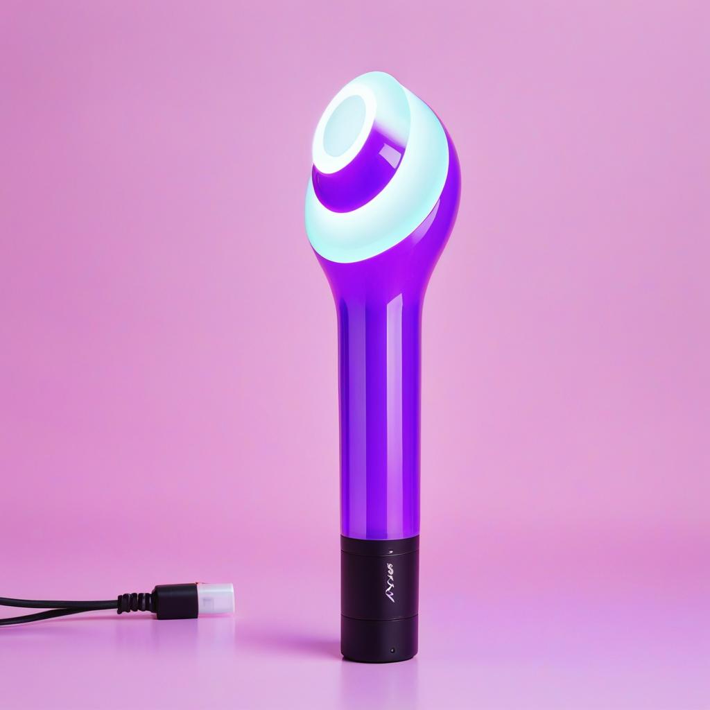  wavix k pop lightstick purple dark pastel