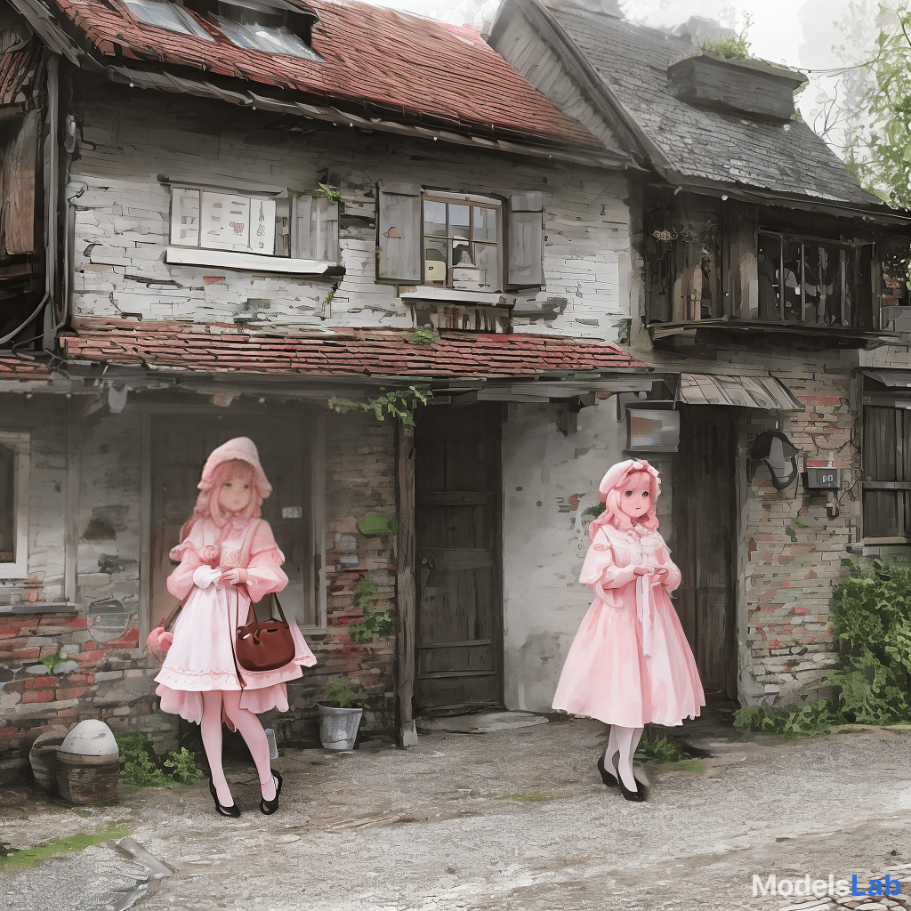  a little girl in front of the three pigs house in cartoon style hyperrealistic, full body, detailed clothing, highly detailed, cinematic lighting, stunningly beautiful, intricate, sharp focus, f/1. 8, 85mm, (centered image composition), (professionally color graded), ((bright soft diffused light)), volumetric fog, trending on instagram, trending on tumblr, HDR 4K, 8K