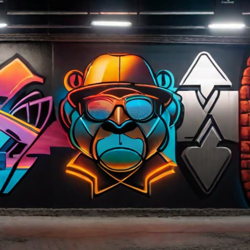  graffiti of gojo, on the wall, aesthetic dark icon. hyperrealistic, full body, detailed clothing, highly detailed, cinematic lighting, stunningly beautiful, intricate, sharp focus, f/1. 8, 85mm, (centered image composition), (professionally color graded), ((bright soft diffused light)), volumetric fog, trending on instagram, trending on tumblr, HDR 4K, 8K