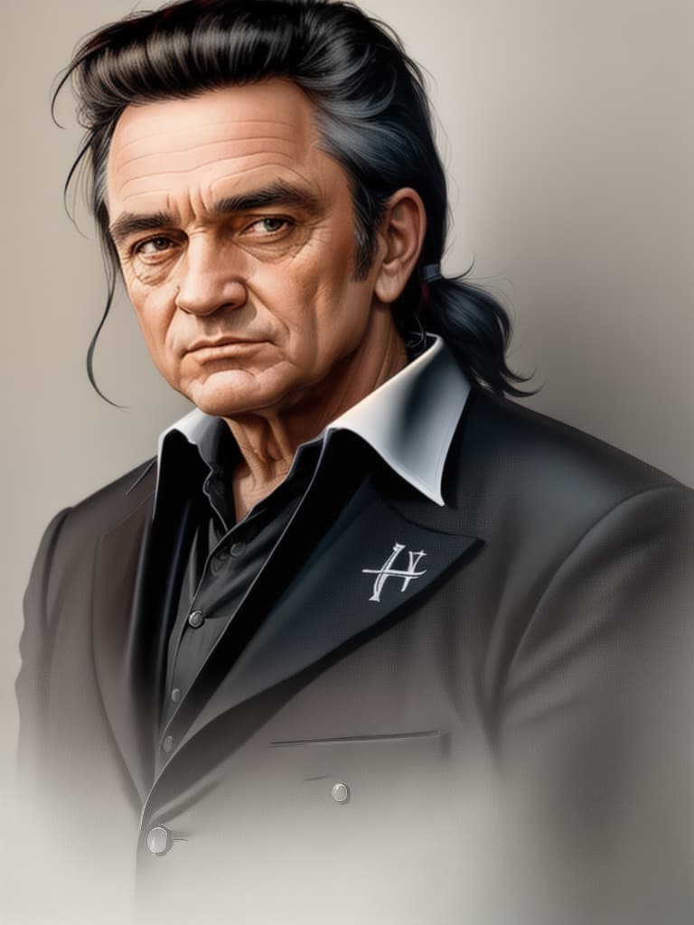  Johnny Cash Portrait