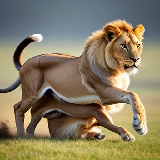  fierce lions attacking a gazelle. make it bloody hyperrealistic, full body, detailed clothing, highly detailed, cinematic lighting, stunningly beautiful, intricate, sharp focus, f/1. 8, 85mm, (centered image composition), (professionally color graded), ((bright soft diffused light)), volumetric fog, trending on instagram, trending on tumblr, HDR 4K, 8K