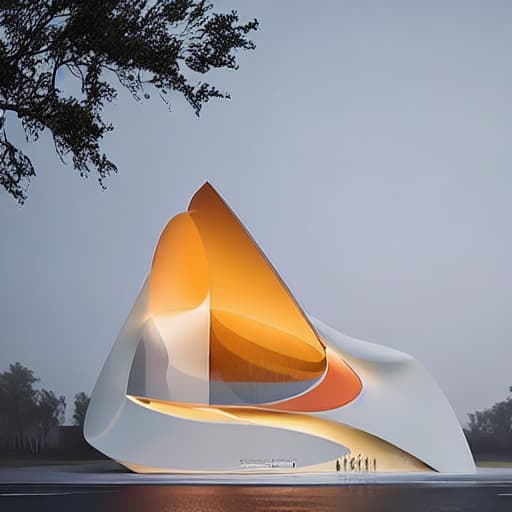  modern architecture, shaped like orange peels, repeating shapes, subtractive segments, aligned curvature, contiguous placement, open edges, circular segments hyperrealistic, full body, detailed clothing, highly detailed, cinematic lighting, stunningly beautiful, intricate, sharp focus, f/1. 8, 85mm, (centered image composition), (professionally color graded), ((bright soft diffused light)), volumetric fog, trending on instagram, trending on tumblr, HDR 4K, 8K