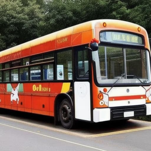  A bus that is shaped like a cat