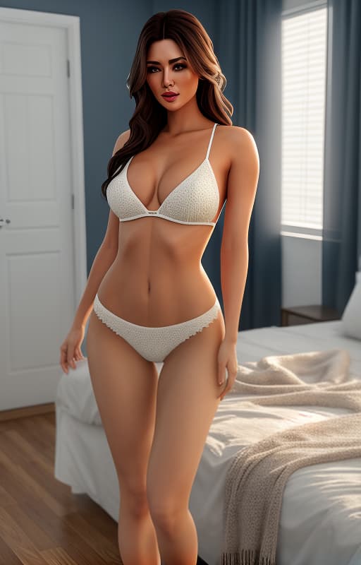  a young American room at home, Showing her body, white skin, brown hair, , full body, no clothes, highly detailed, , , off hyperrealistic, full body, detailed clothing, highly detailed, cinematic lighting, stunningly beautiful, intricate, sharp focus, f/1. 8, 85mm, (centered image composition), (professionally color graded), ((bright soft diffused light)), volumetric fog, trending on instagram, trending on tumblr, HDR 4K, 8K
