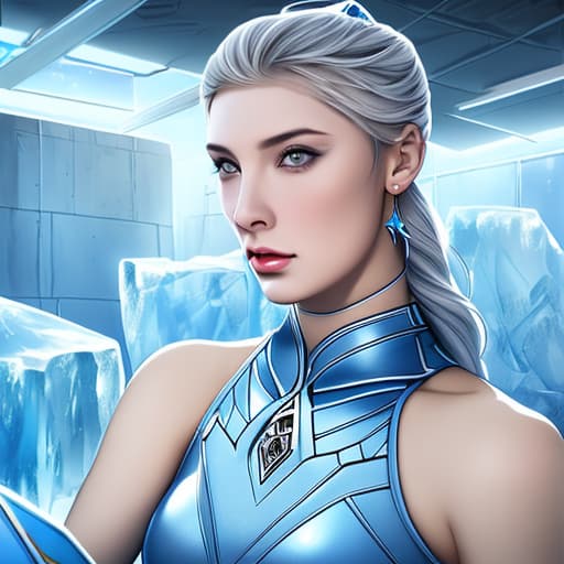  ICE TANK with Lady warrior