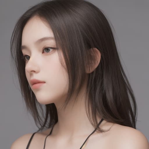  girl, best quality, solo, headshot, simple background