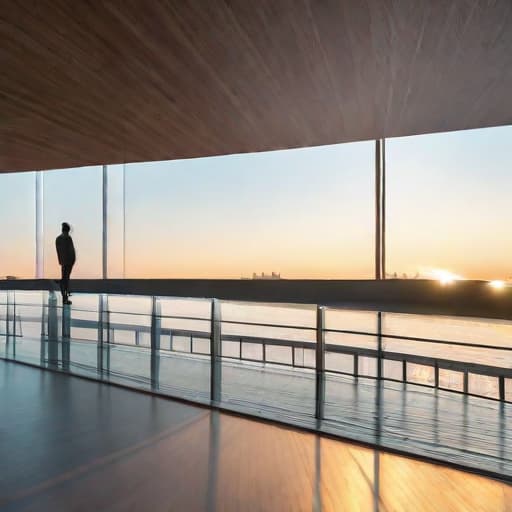  museum, modern architecture, shaped like sailboat, wood, sailcloth, steel, triangular sail, elongated hull, sunlit, urban skyline backdrop hyperrealistic, full body, detailed clothing, highly detailed, cinematic lighting, stunningly beautiful, intricate, sharp focus, f/1. 8, 85mm, (centered image composition), (professionally color graded), ((bright soft diffused light)), volumetric fog, trending on instagram, trending on tumblr, HDR 4K, 8K