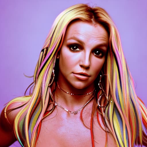 portrait+ style Britney Spears queer face