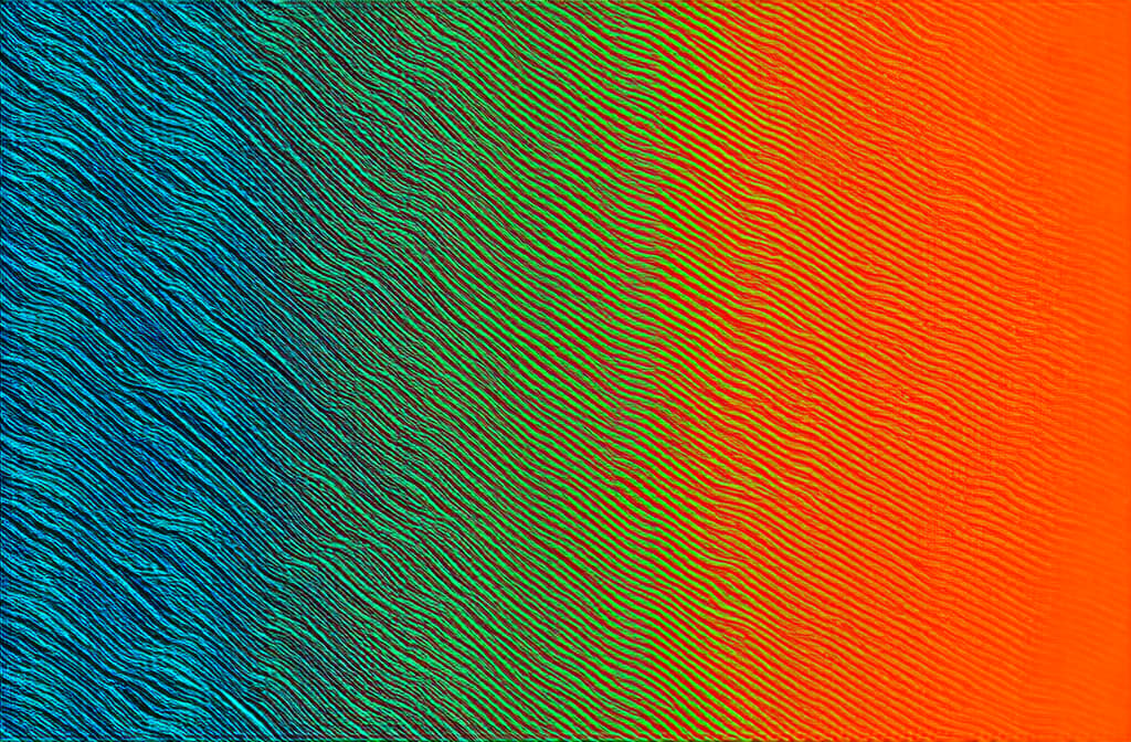  wavy lines from the left edge to the right edge of the frame on an orange background ar 3:2 {prompt}, maximum details