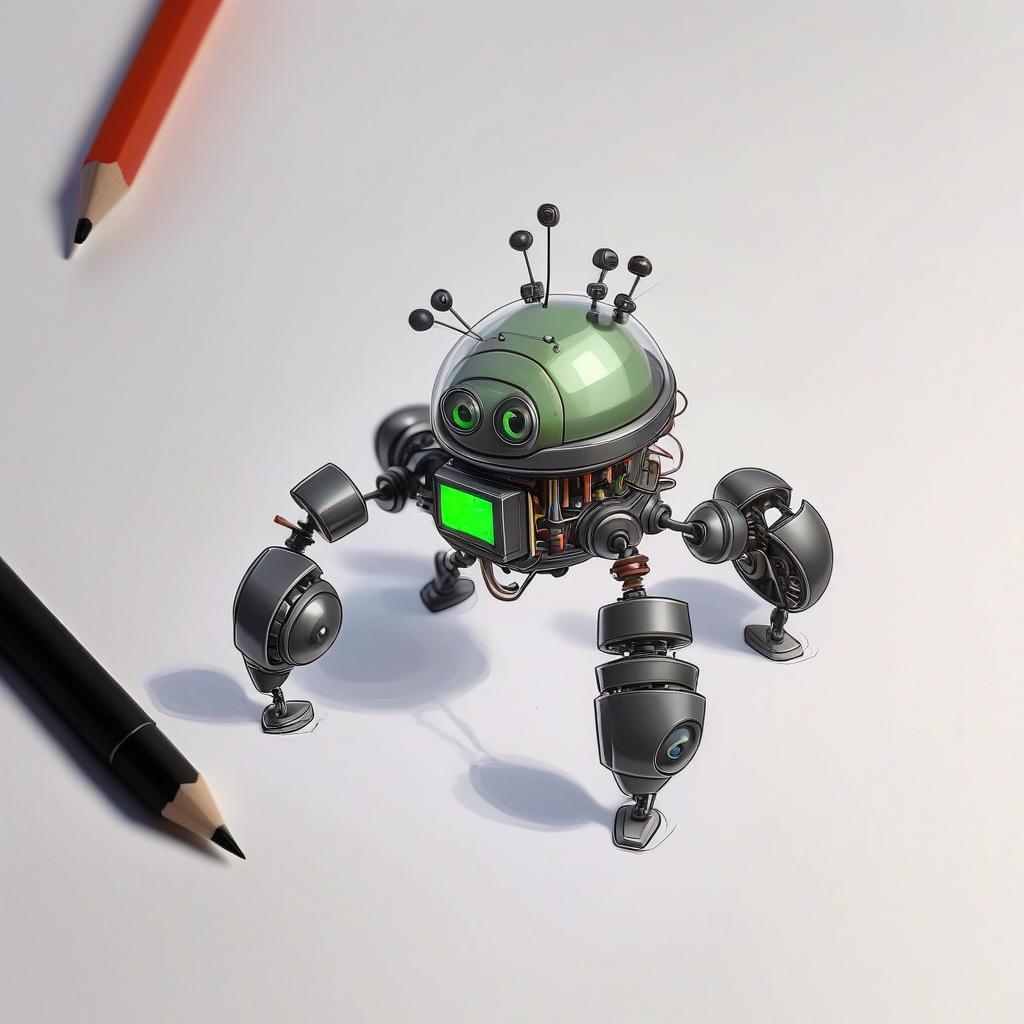  draw a handheld device of your own production, creating microrobots