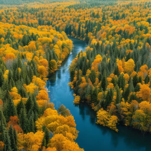 analog style depict a serene autumn landscape with golden foliage, a peaceful river, and cozy cottages in a tranquil setting in high resolution. hyperrealistic, full body, detailed clothing, highly detailed, cinematic lighting, stunningly beautiful, intricate, sharp focus, f/1. 8, 85mm, (centered image composition), (professionally color graded), ((bright soft diffused light)), volumetric fog, trending on instagram, trending on tumblr, HDR 4K, 8K