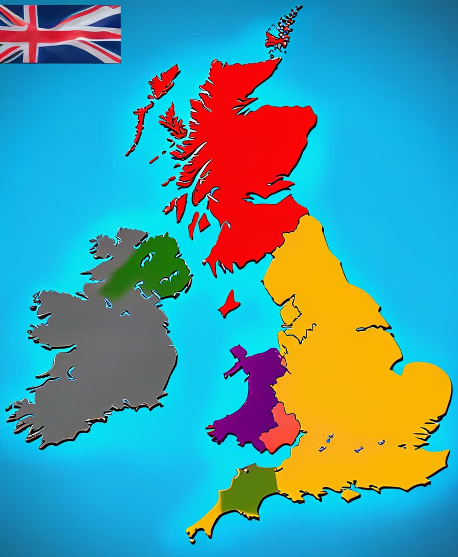  map of the united kingdom hyperrealistic, full body, detailed clothing, highly detailed, cinematic lighting, stunningly beautiful, intricate, sharp focus, f/1. 8, 85mm, (centered image composition), (professionally color graded), ((bright soft diffused light)), volumetric fog, trending on instagram, trending on tumblr, HDR 4K, 8K