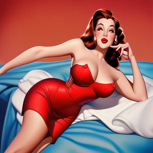  1950 pin up Jessica rabbit