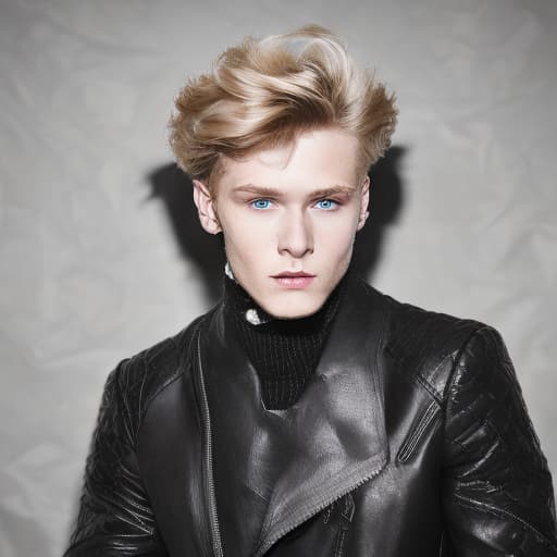 portrait+ style Russian LGBT queer twink blonde hunk dude face