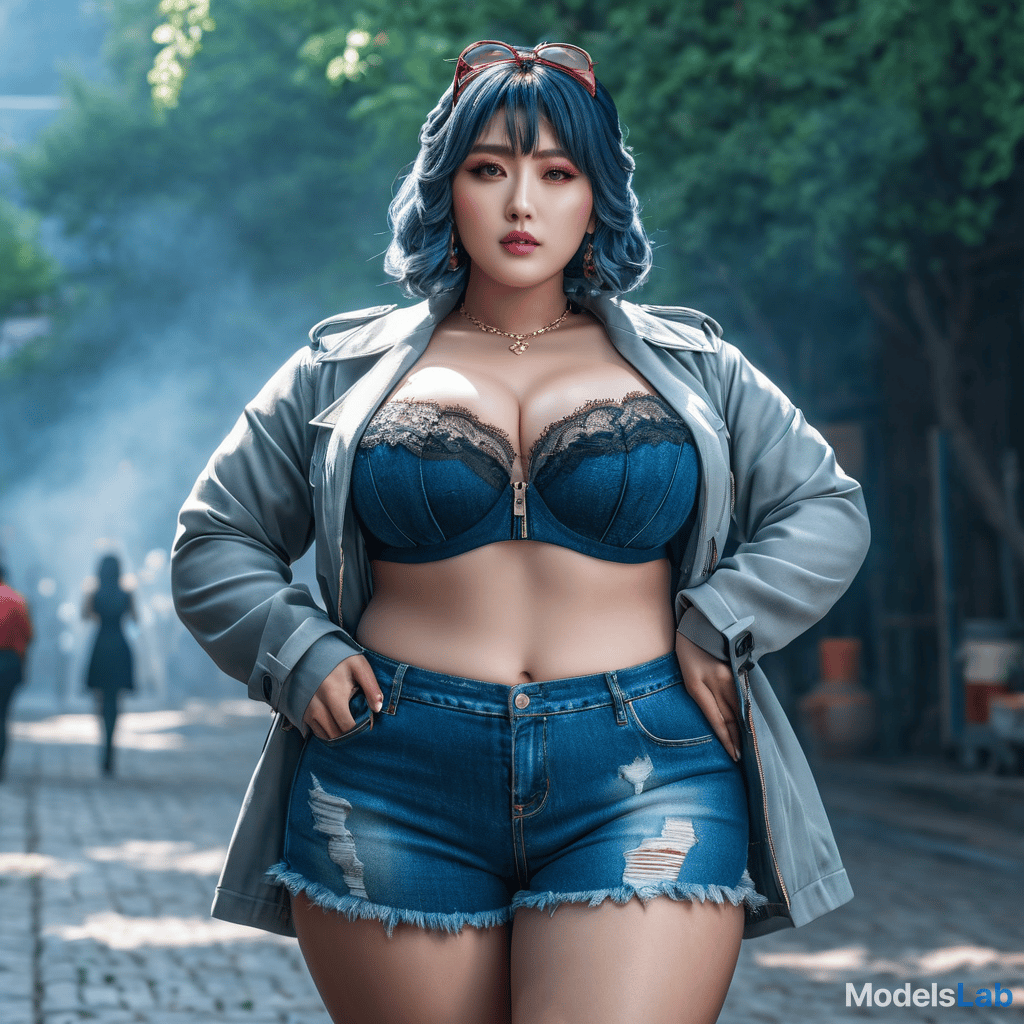  fat anime girl  hyperrealistic, full body, detailed clothing, highly detailed, cinematic lighting, stunningly beautiful, intricate, sharp focus, f/1. 8, 85mm, (centered image composition), (professionally color graded), ((bright soft diffused light)), volumetric fog, trending on instagram, trending on tumblr, HDR 4K, 8K