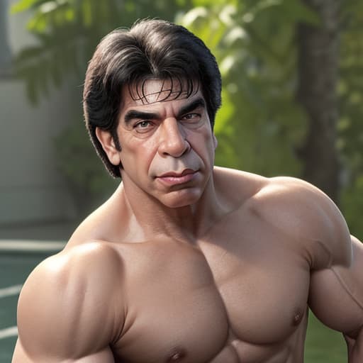  Lou Ferrigno queer face