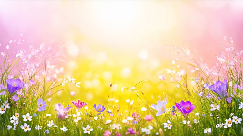  beautiful light background for a greeting card with delicate spring flowers ar 16:9 {prompt}, maximum details