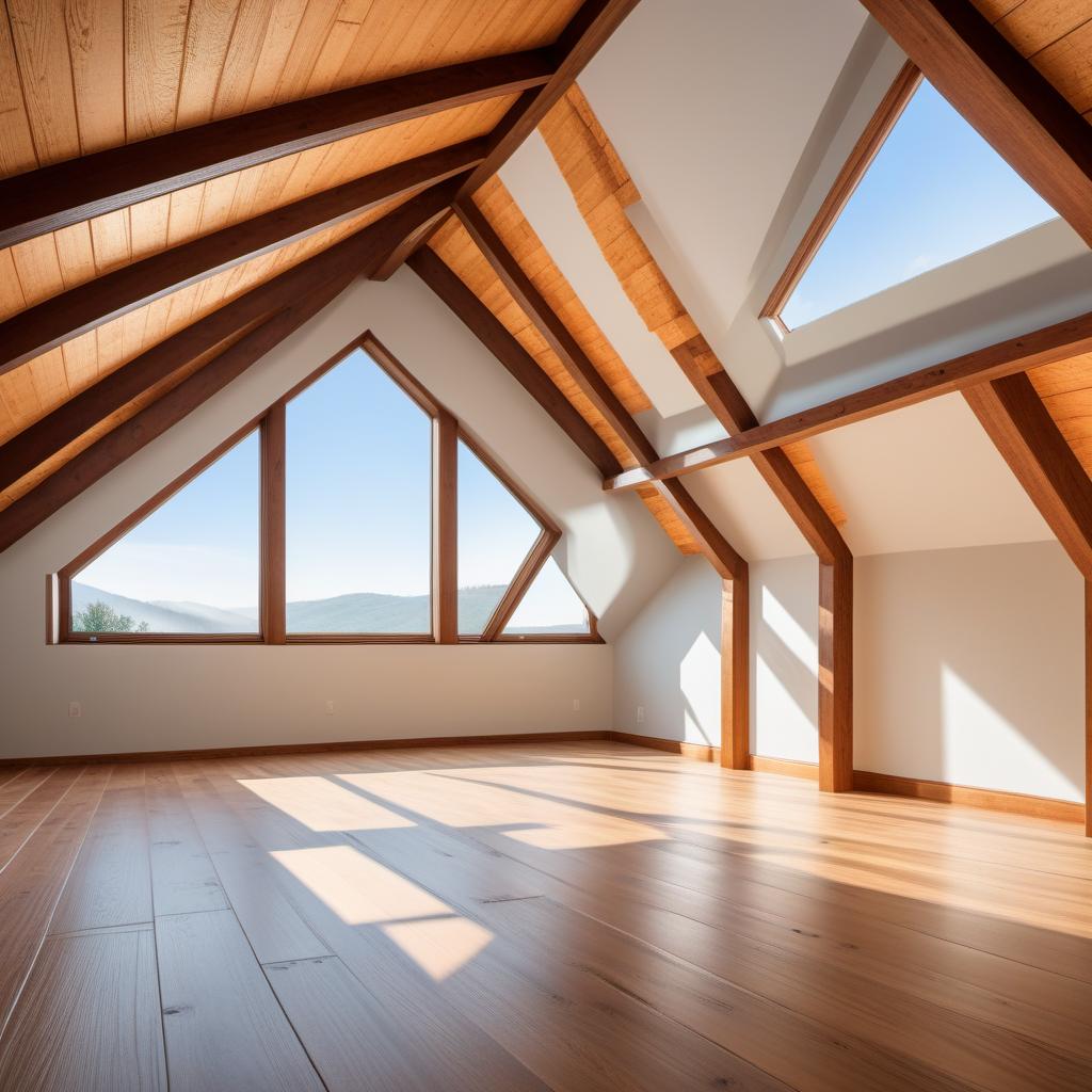  A radiant barrier installed inside an attic. The attic has wooden beams and insulation, with the radiant barrier lining the underside of the roof. The radiant barrier is a shiny, reflective material, creating a bright and efficient look. The attic is clean and well-organized, showcasing the radiant barrier effectively. hyperrealistic, full body, detailed clothing, highly detailed, cinematic lighting, stunningly beautiful, intricate, sharp focus, f/1. 8, 85mm, (centered image composition), (professionally color graded), ((bright soft diffused light)), volumetric fog, trending on instagram, trending on tumblr, HDR 4K, 8K