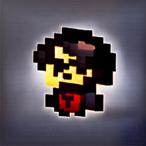  pixel character,in the style of dark fantasy, resolution 48x48 pixels, (pixel art) retro ,low resolution ,pixelated ,nostalgic