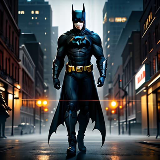  logo,batman hyperrealistic, full body, detailed clothing, highly detailed, cinematic lighting, stunningly beautiful, intricate, sharp focus, f/1. 8, 85mm, (centered image composition), (professionally color graded), ((bright soft diffused light)), volumetric fog, trending on instagram, trending on tumblr, HDR 4K, 8K