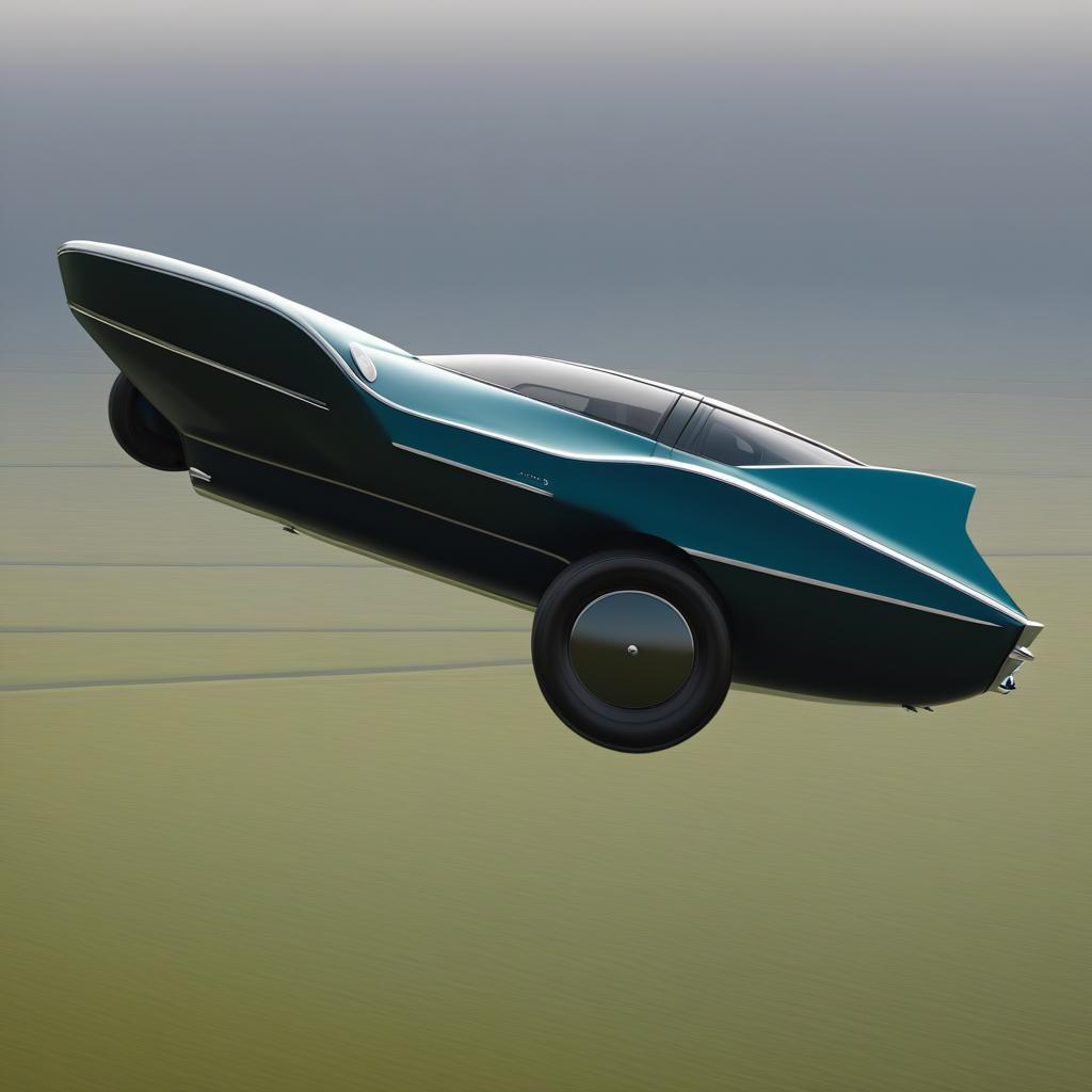  a flying car, award winning, professional, highly detailed, masterpiece