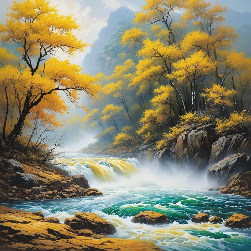  as the waters of the yellow river rise up, the sea will never return, award winning, professional, highly detailed, masterpiece