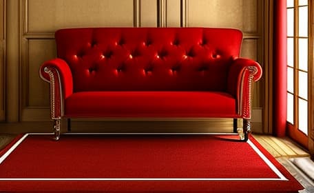  mordern hall,sofa ,table ,red carpet