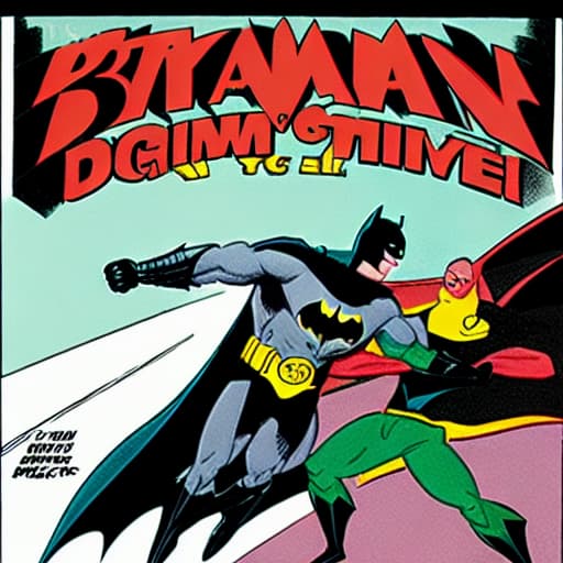  Batman, jumping beating someone up