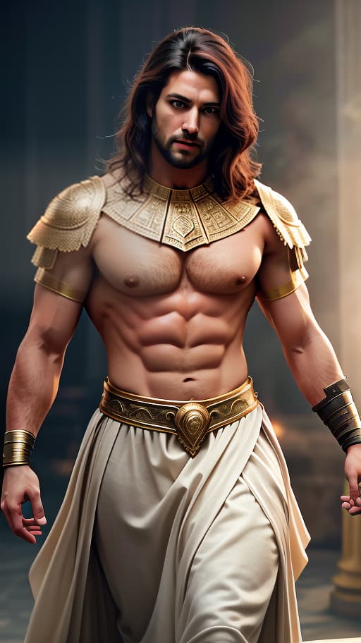  Roman Empire. Man. Gladiator. hyperrealistic, full body, detailed clothing, highly detailed, cinematic lighting, stunningly beautiful, intricate, sharp focus, f/1. 8, 85mm, (centered image composition), (professionally color graded), ((bright soft diffused light)), volumetric fog, trending on instagram, trending on tumblr, HDR 4K, 8K