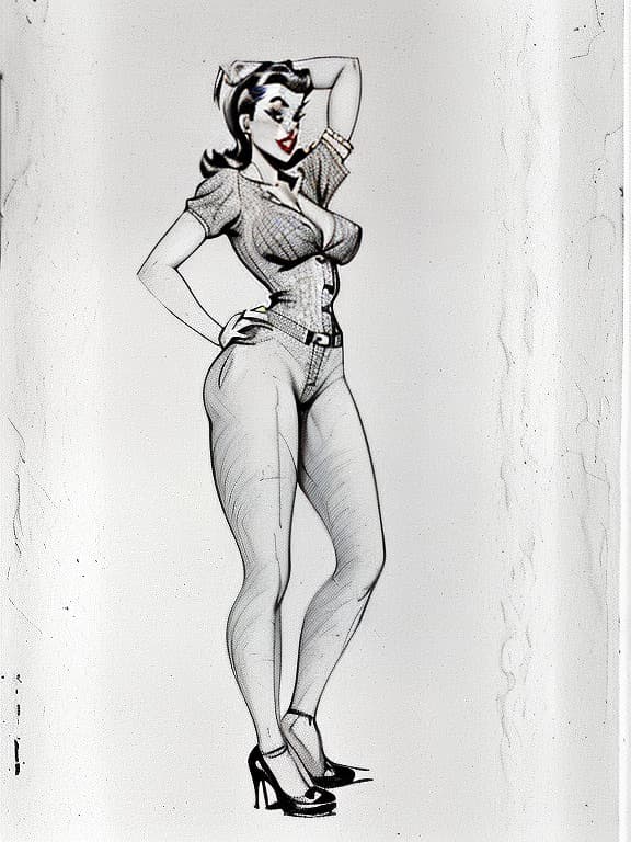  pin up woman