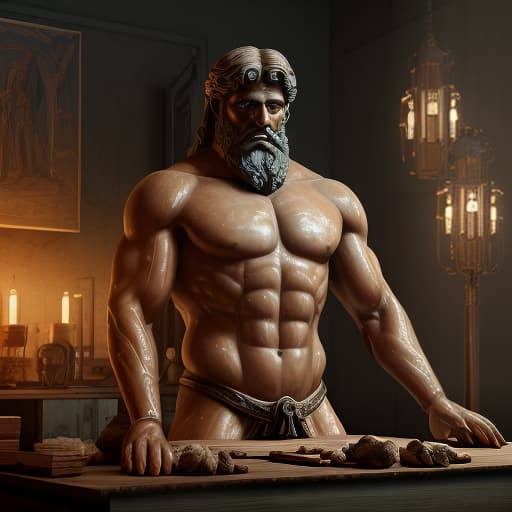  ancient greek god "hercules", (extremely detailed oil painting:1.2), glow effects, godrays, hand drawn, render, 8k, octane render, cinema 4d, blender, dark, atmospheric 4k ultra detailed, cinematic sensual, sharp focus, humorous illustration, big depth of field, masterpiece, colors, 3d octane render, 4k, concept art, trending on artstation, hyperrealistic, vivid colors, extremely detailed cg unity 8k wallpaper, trending on artstation, trending on cgsociety, intricate, high detail, dramatic