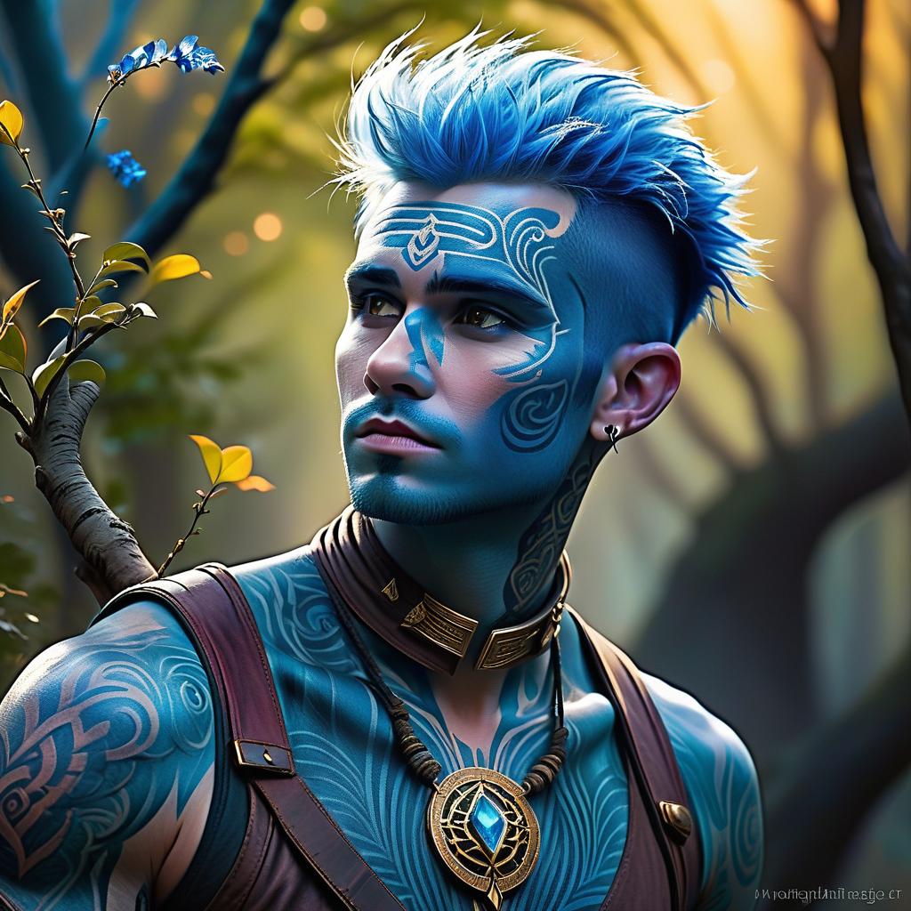  ethereal fantasy concept art of genazi air, man, bristles on the face, rough facial features. scar on the face, tattoos, short hair, blue hair, air magician, sorcerer, fully body, 8k,hdr, masterpiece, hyperrealisme, extreme detalied, . magnificent, celestial, ethereal, painterly, epic, majestic, magical, fantasy art, cover art, dreamy, perfecteyes, hkmagic