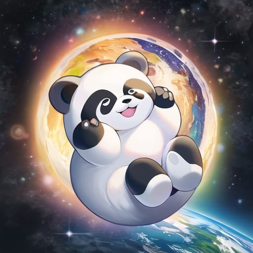  master piece , best quality,space panda