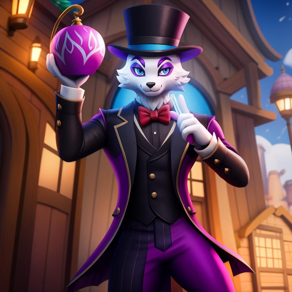  Magician (fortnite), full body, open eyes, masterpiece, 4k, fine details,