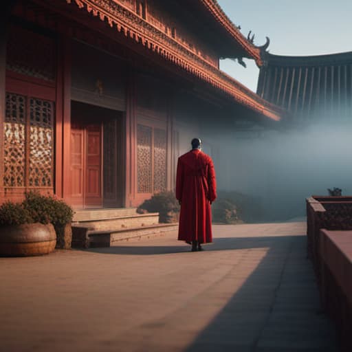  satan world soft sunrise shades hyperrealistic, full body, detailed clothing, highly detailed, cinematic lighting, stunningly beautiful, intricate, sharp focus, f/1. 8, 85mm, (centered image composition), (professionally color graded), ((bright soft diffused light)), volumetric fog, trending on instagram, trending on tumblr, HDR 4K, 8K