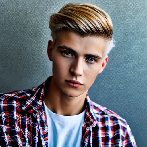 portrait+ style Russian LGBT queer twink blonde hunk dude face