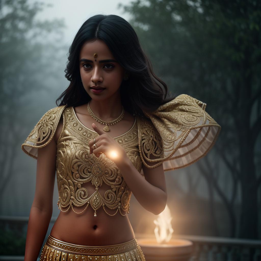  Kalki , hyperrealistic, high quality, highly detailed, cinematic lighting, intricate, sharp focus, f/1. 8, 85mm, (centered image composition), (professionally color graded), ((bright soft diffused light)), volumetric fog, trending on instagram, HDR 4K, 8K