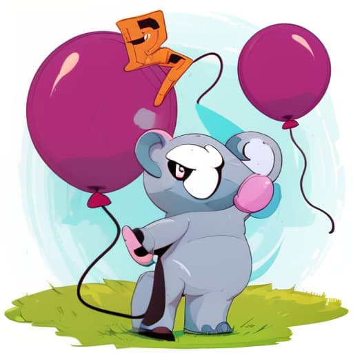  An elephant inflates balloons with a pump., Indie game art, (Vector Art, Borderlands style, Arcane style, Cartoon style), Line art, Disctinct features, Hand drawn, Technical illustration, Graphic design, Vector graphics, High contrast, Precision artwork, Linear compositions, Scalable artwork, Digital art, cinematic sensual, Sharp focus, humorous illustration, big depth of field, Masterpiece, trending on artstation, Vivid colors, trending on ArtStation, trending on CGSociety, Intricate, Low Detail, dramatic hyperrealistic, full body, detailed clothing, highly detailed, cinematic lighting, stunningly beautiful, intricate, sharp focus, f/1. 8, 85mm, (centered image composition), (professionally color graded), ((bright soft diffused light)), volumetric fog, trending on instagram, trending on tumblr, HDR 4K, 8K