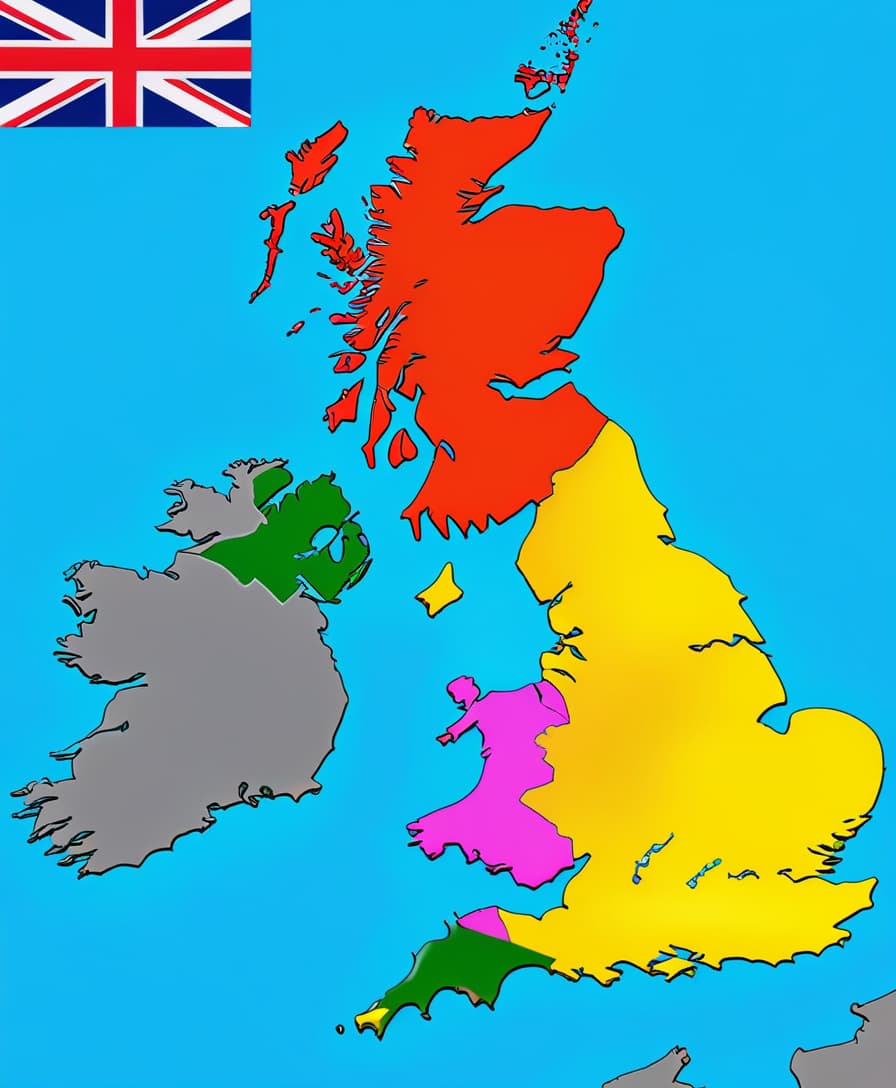  map of the united kingdom hyperrealistic, full body, detailed clothing, highly detailed, cinematic lighting, stunningly beautiful, intricate, sharp focus, f/1. 8, 85mm, (centered image composition), (professionally color graded), ((bright soft diffused light)), volumetric fog, trending on instagram, trending on tumblr, HDR 4K, 8K