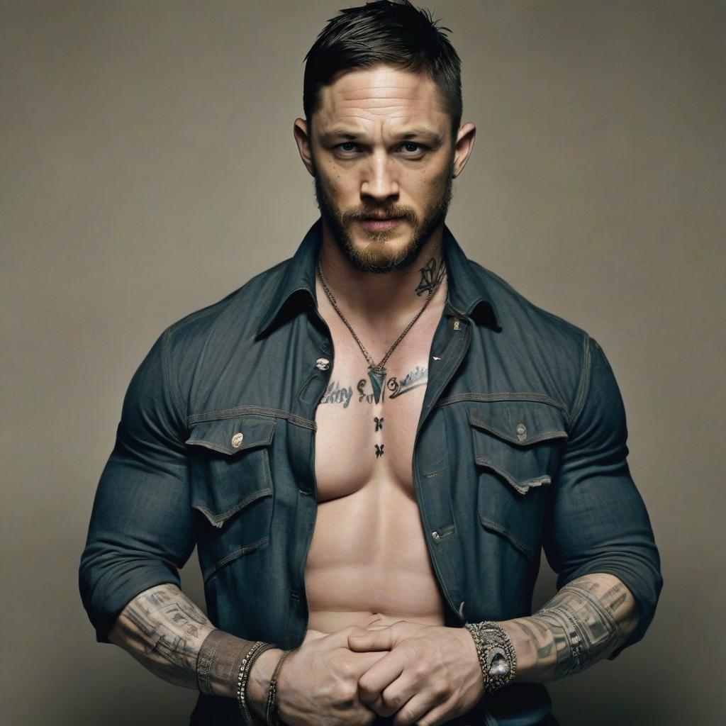  cowboy, tom hardy, tattoo