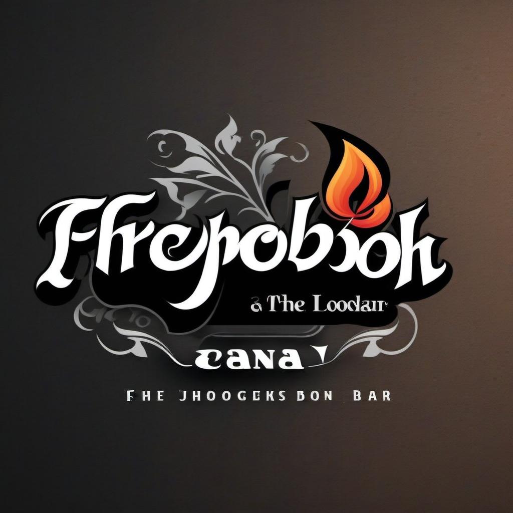  Create a hookah bar logo with the name "FIREBOX".